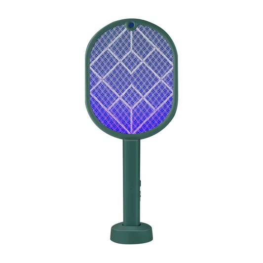 New 2-In-1 Mosquito Killer Lamp Multifunctional Angle Telescopic Mosquito Swatter USB Rechargeable Mosquito Swatter Bat Swatter