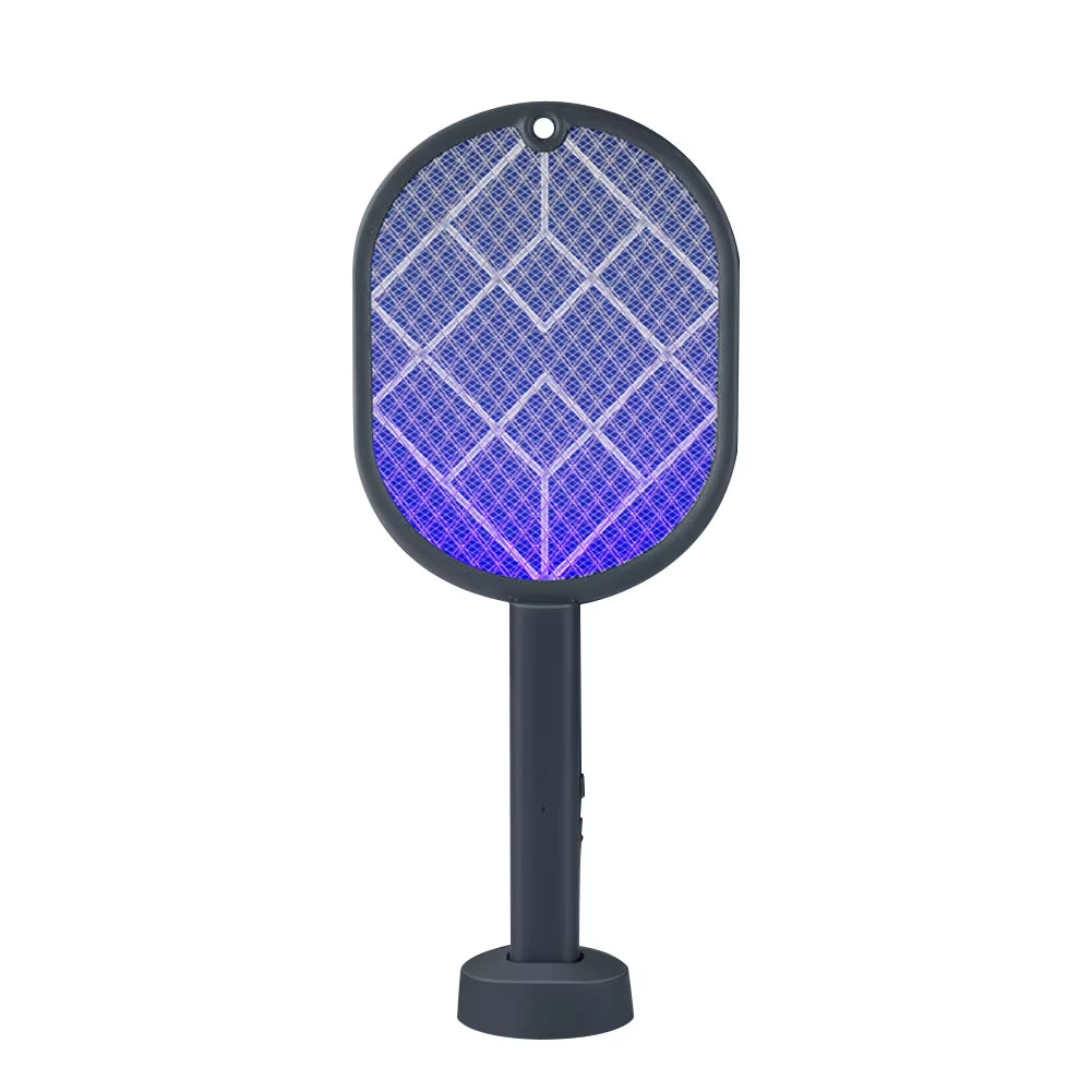 New 2-In-1 Mosquito Killer Lamp Multifunctional Angle Telescopic Mosquito Swatter USB Rechargeable Mosquito Swatter Bat Swatter