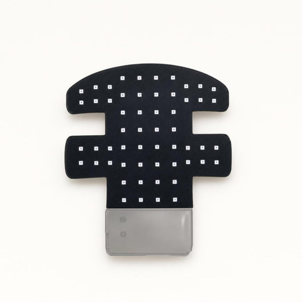 Close-up of the LumiCap removable LED panel